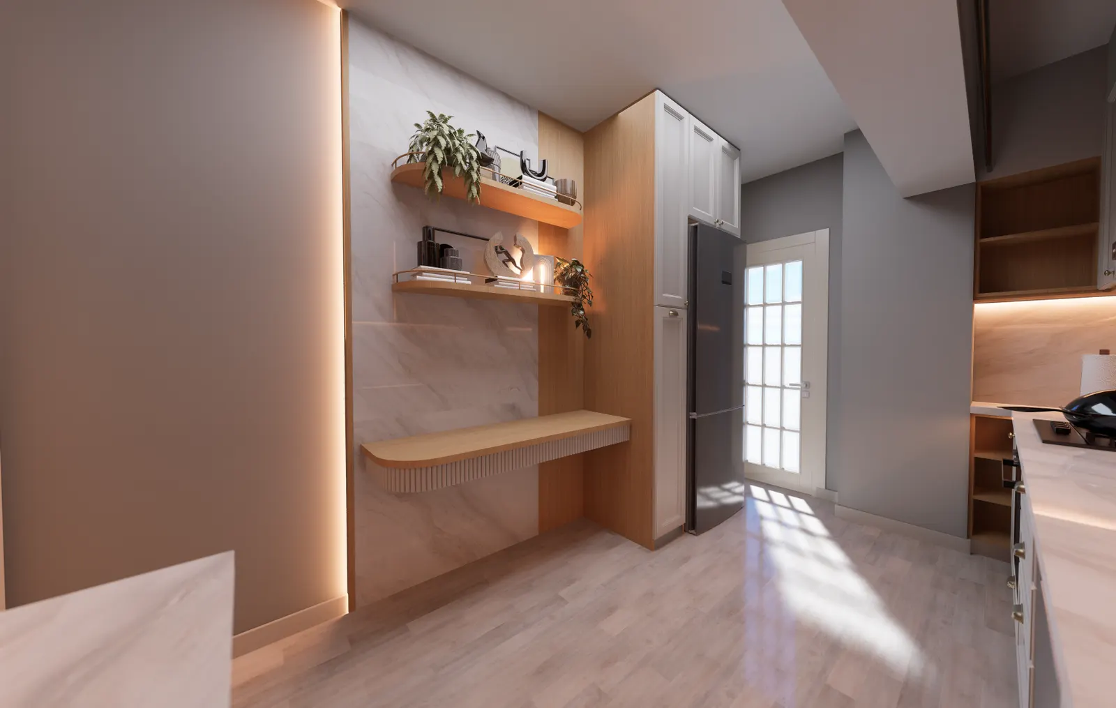 Kocaeli Mutfak Banyo Tadilat mutfak render 5
